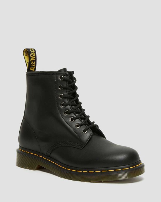 Men's Dr Martens 1460 Nappa Leather Ankle Boots Black Nappa | 042KXBQSI