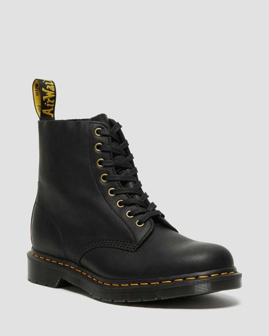 Men's Dr Martens 1460 Pascal Ambassador Leather Ankle Boots Black Ambassador | 283UGHCQP