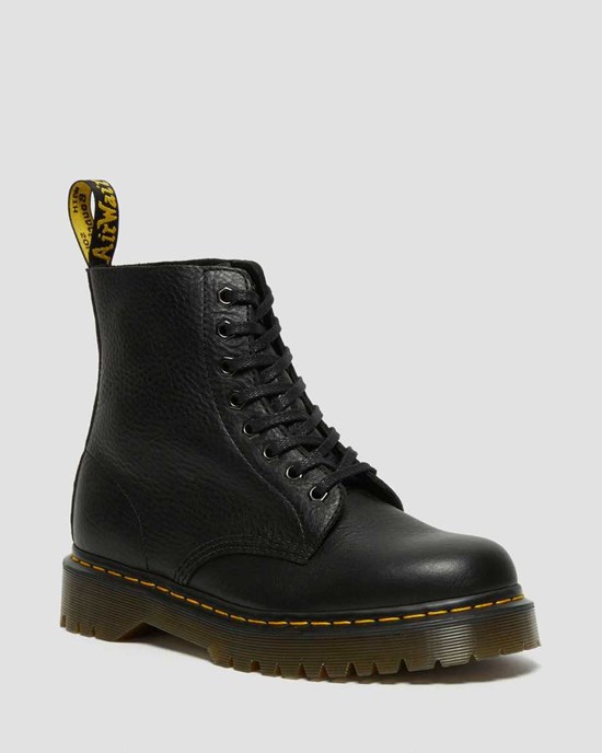 Men's Dr Martens 1460 Pascal Bex Leather Ankle Boots Black Inuck | 725AOVIST