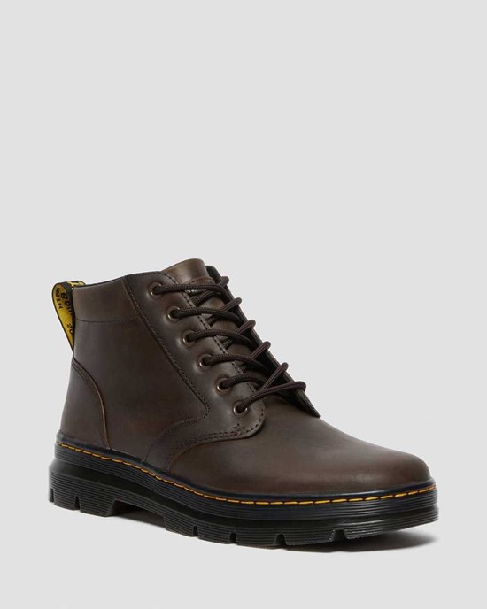 Men's Dr Martens Bonny Leather Ankle Boots Brown Crazy Horse Leather | 150VSXLAN