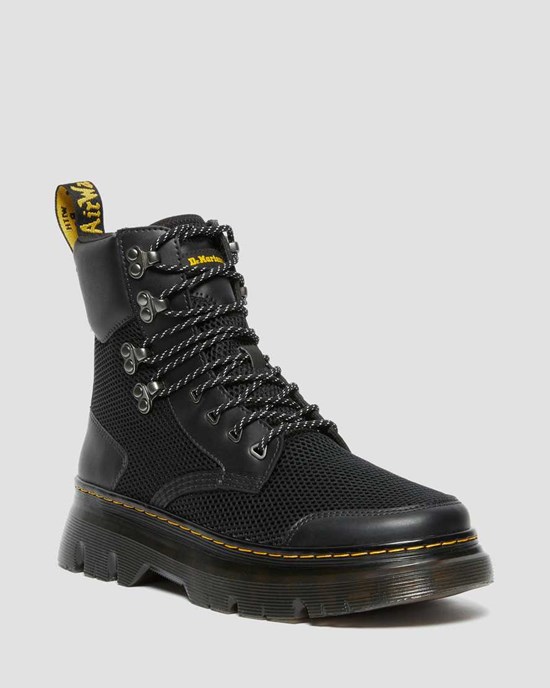 Men's Dr Martens Tarik Toe Guard Lace Up Boots Black | 490DYGPNE