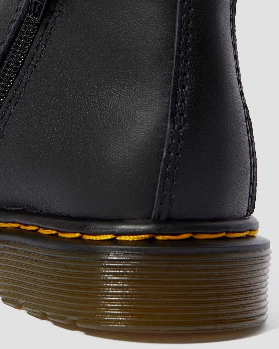 Kids' Dr Martens Infant/Toddler 2976 Softy T Leather Chelsea Boots Black Softy T | 451XGVYMS