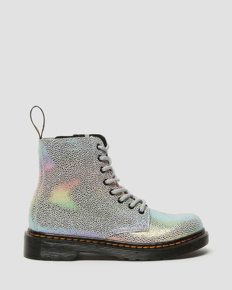 Kids' Dr Martens Junior 1460 Pascal Iridescent Lace Up Boots Multi Kidray | 821LSJKGX