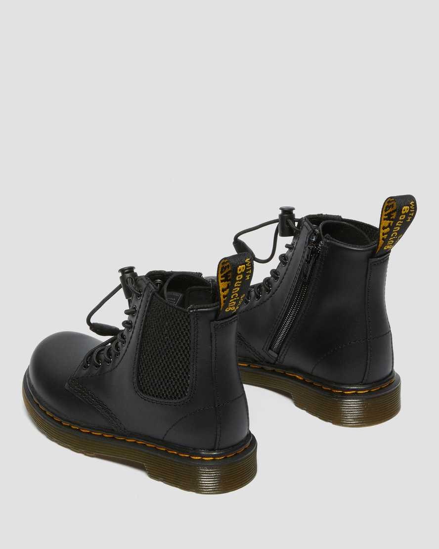 Kids' Dr Martens Toddler 1460 Harper Leather Booties Black Romario | 091FVESZN