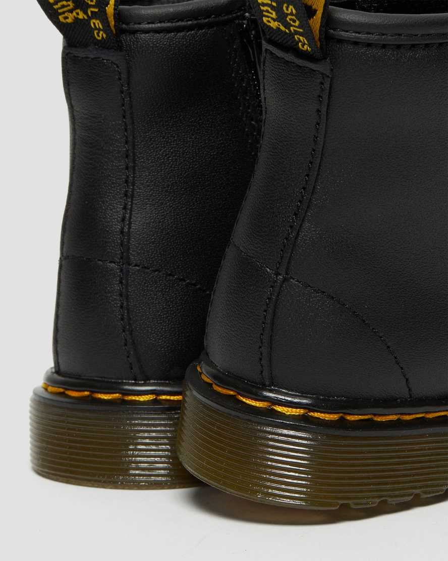 Kids' Dr Martens Toddler 1460 Softy T Leather Lace Up Boots Black Softy T | 362JTWDIY