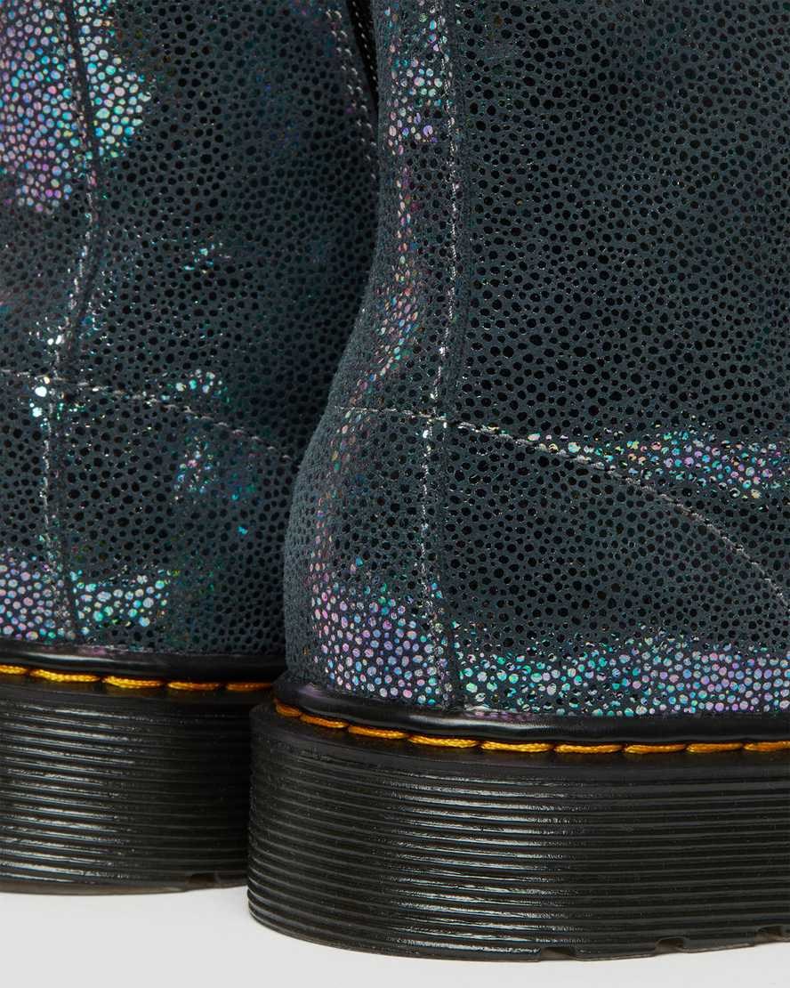 Kids' Dr Martens Youth 1460 Pascal Iridescent Lace Up Boots Metallic Kidray | 462DIFEQA