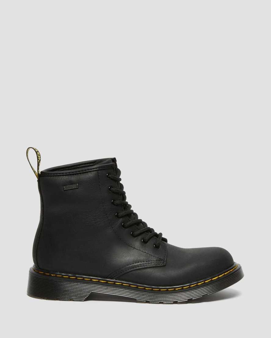 Kids' Dr Martens Youth 1460 Waterproof Leather Booties Black Republic Wp | 897TZSXNW