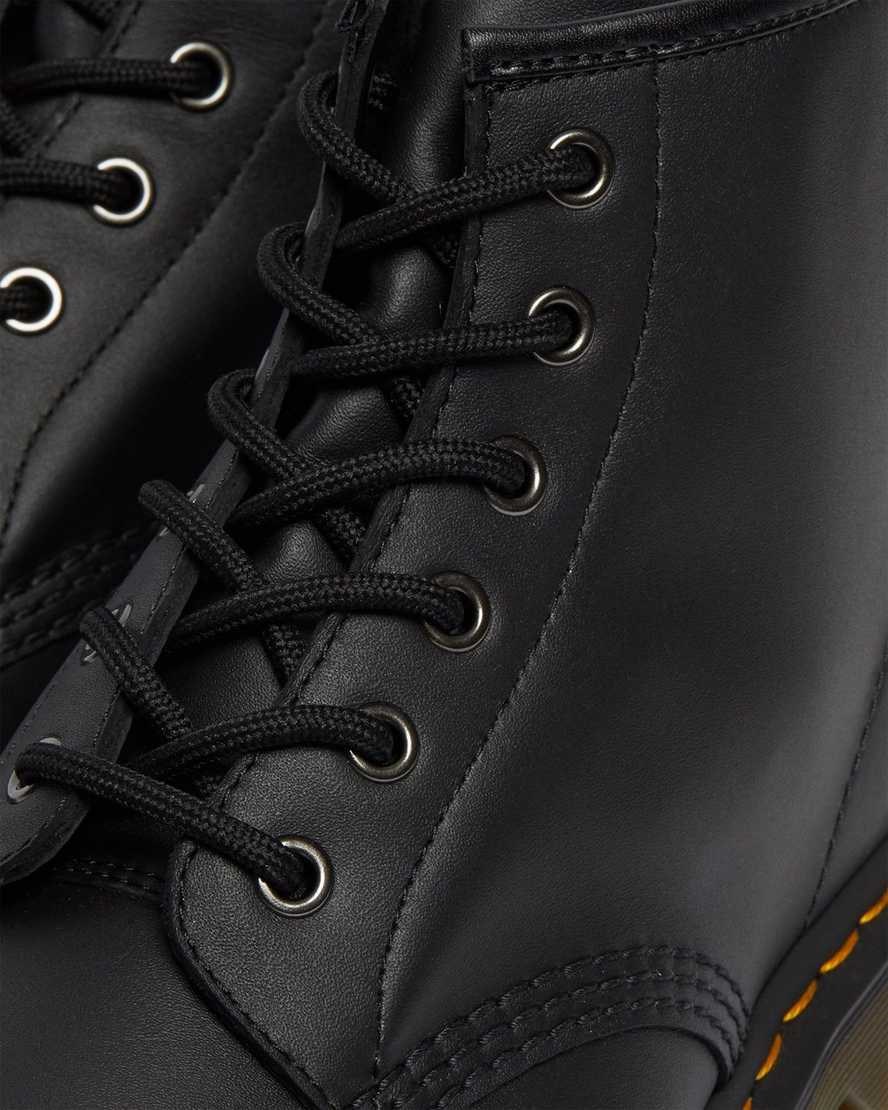 Men's Dr Martens 101 Leather Ankle Boots Black Nappa | 052LPTSGY