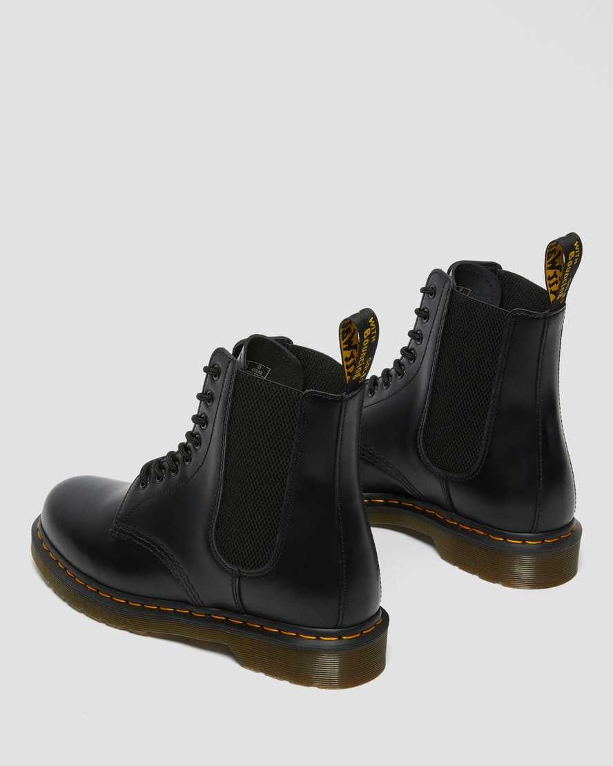 Men's Dr Martens 1460 Harper Smooth Leather Ankle Boots Black Smooth Leather | 732GTRAYL