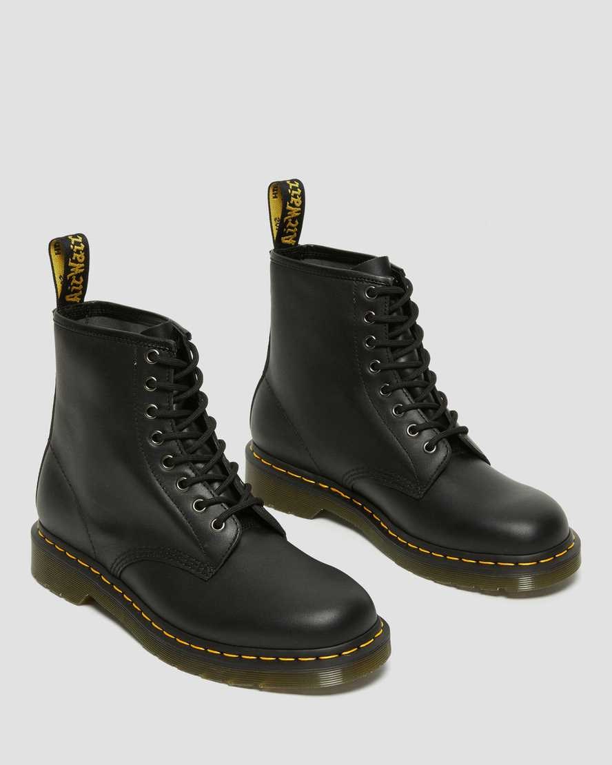 Men's Dr Martens 1460 Nappa Leather Ankle Boots Black Nappa | 042KXBQSI