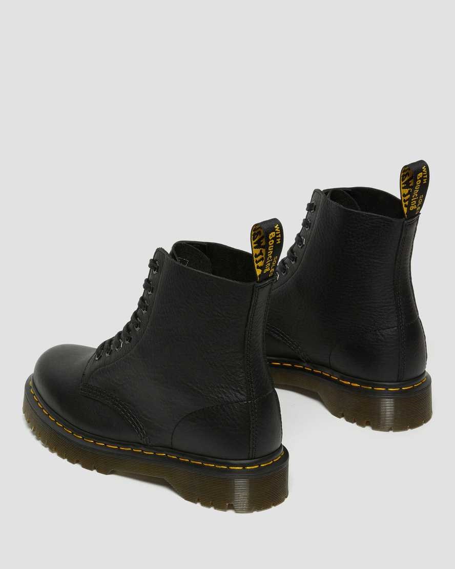 Men's Dr Martens 1460 Pascal Bex Leather Lace Up Boots Black Inuck | 637VCILPR