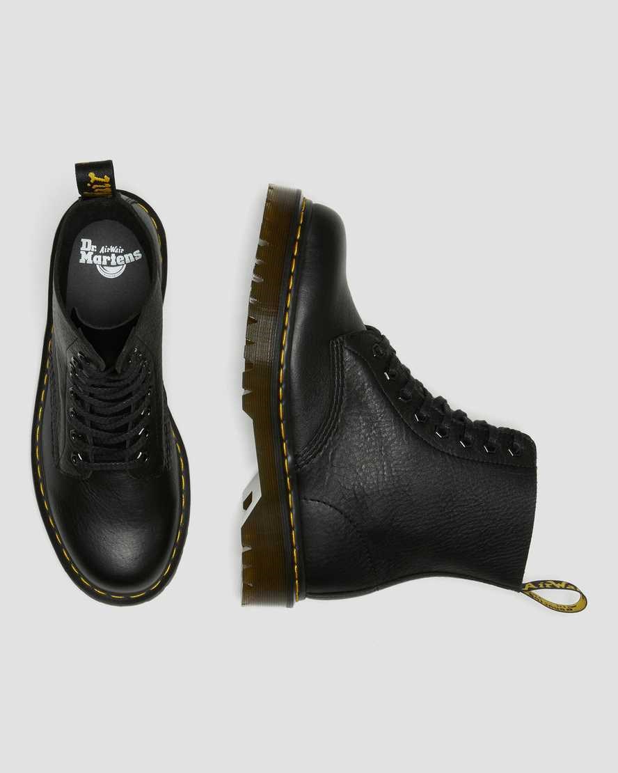 Men's Dr Martens 1460 Pascal Bex Leather Lace Up Boots Black Inuck | 637VCILPR