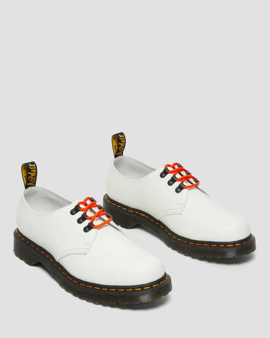 Men's Dr Martens 1461 Ben Smooth Leather Oxford Shoes White Smooth Leather | 069JITDVH