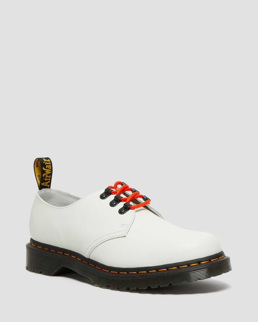 Men's Dr Martens 1461 Ben Smooth Leather Oxford Shoes White Smooth Leather | 069JITDVH