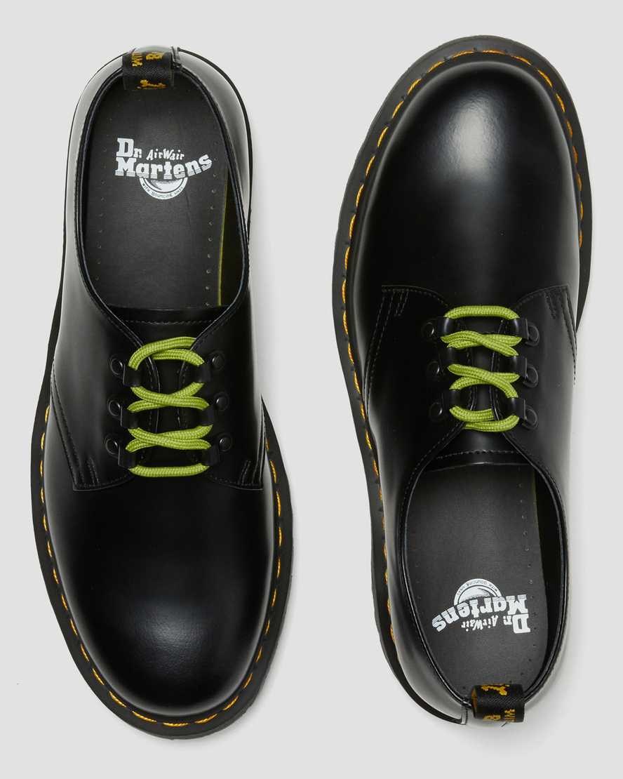 Men's Dr Martens 1461 Ben Smooth Leather Oxford Shoes Black Smooth Leather | 581AQCHPT