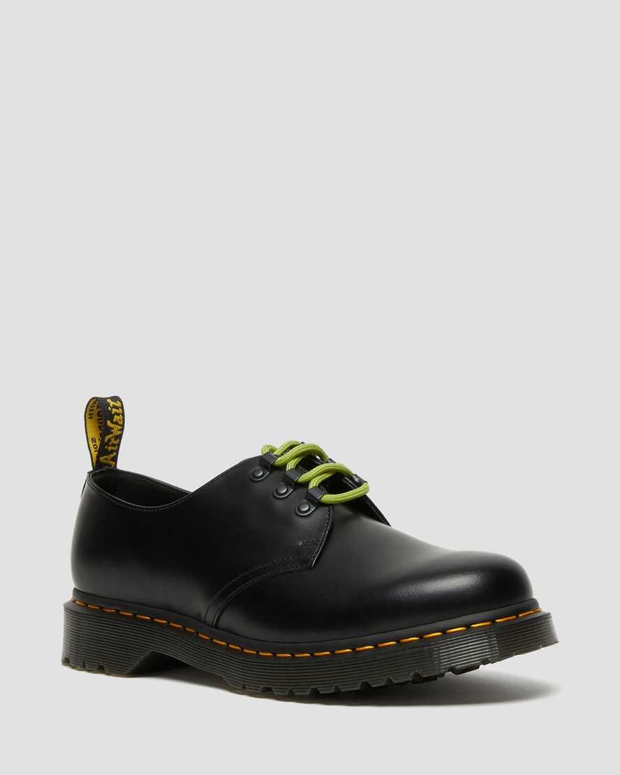 Men\'s Dr Martens 1461 Ben Smooth Leather Oxford Shoes Black Smooth Leather | 581AQCHPT