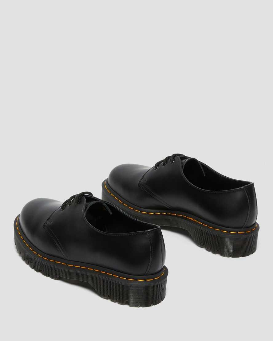 Men's Dr Martens 1461 Bex Smooth Leather Oxford Shoes Black Smooth Leather | 780ZRILXQ