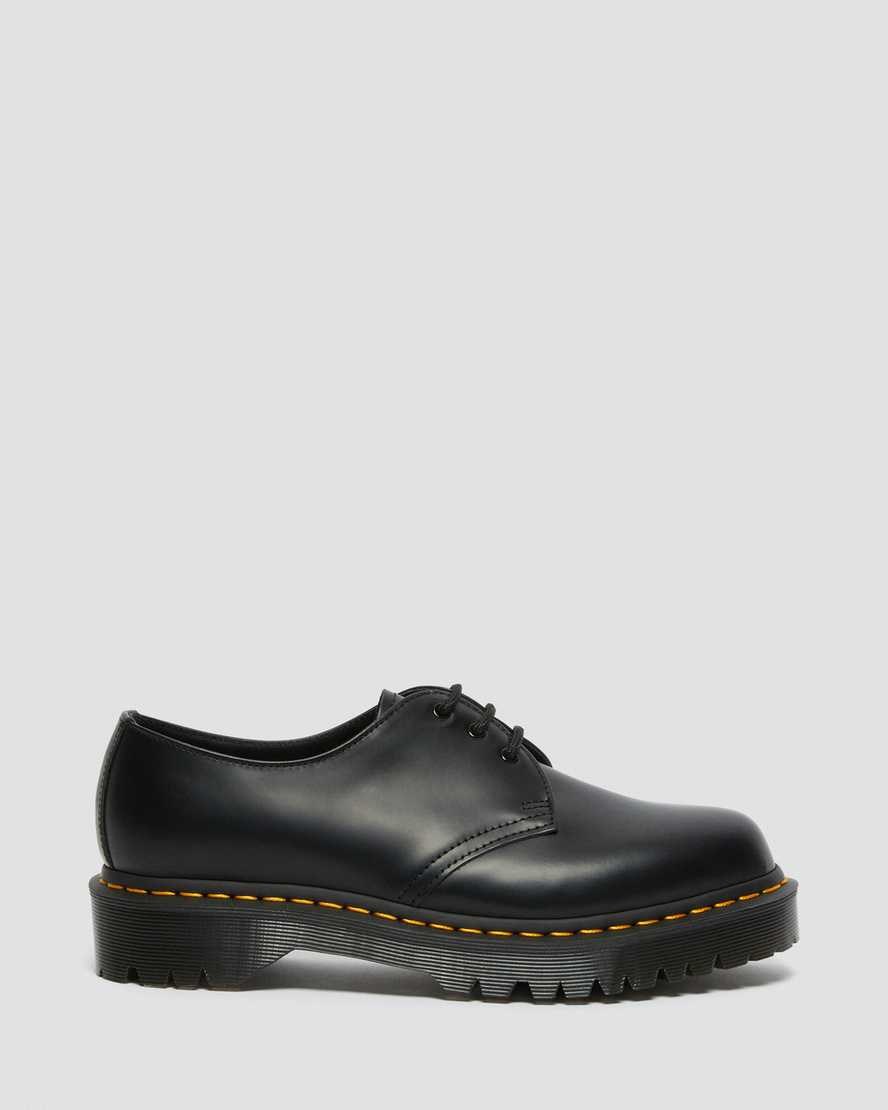 Men's Dr Martens 1461 Bex Smooth Leather Oxford Shoes Black Smooth Leather | 780ZRILXQ