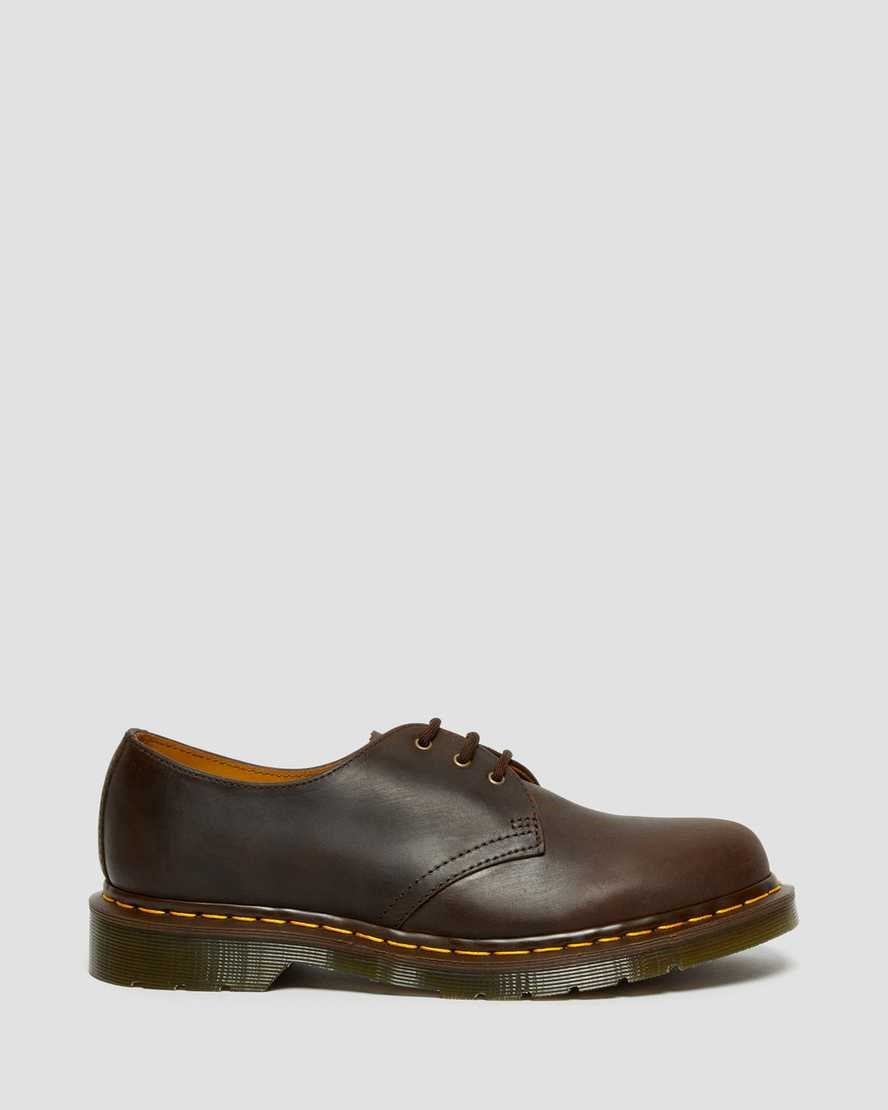 Men's Dr Martens 1461 Crazy Horse Leather Oxford Shoes Brown Crazy Horse Leather | 413ZSYKJC