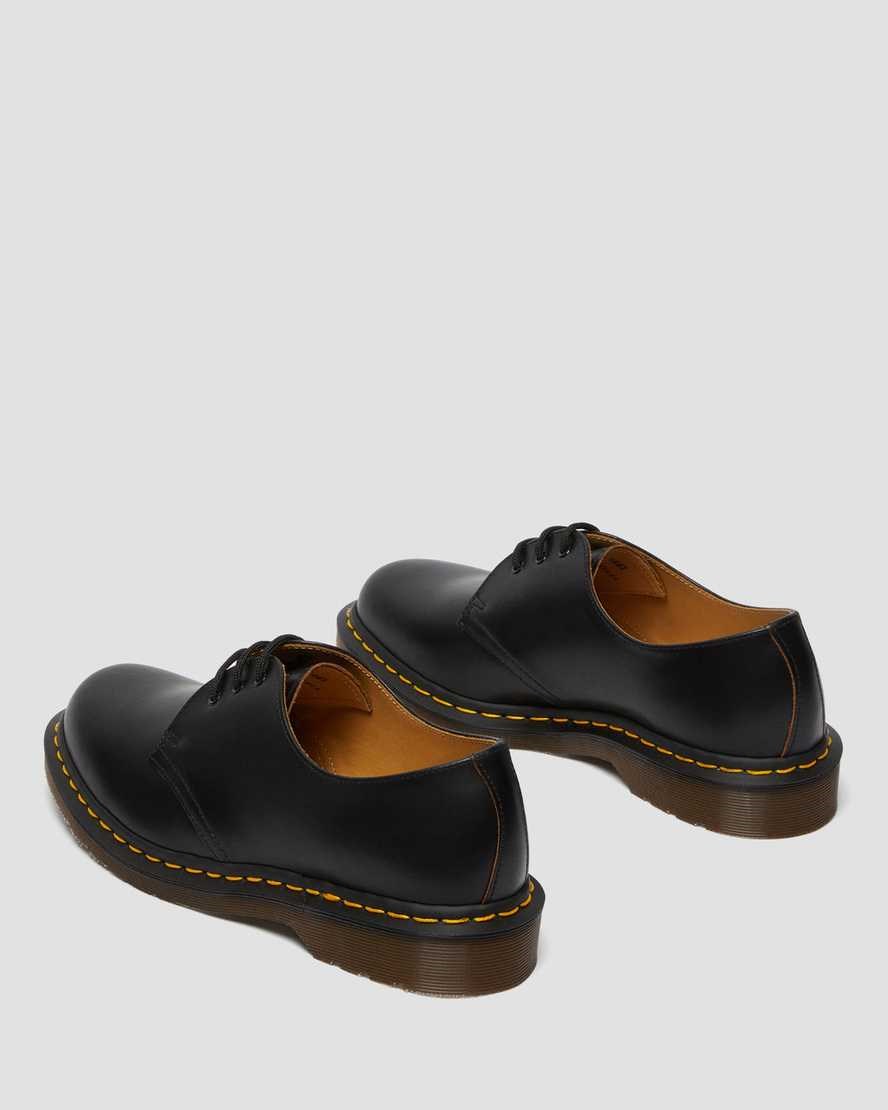 Men's Dr Martens 1461 Vintage Made in England Oxford Shoes Black Quilon | 481UFQSOA