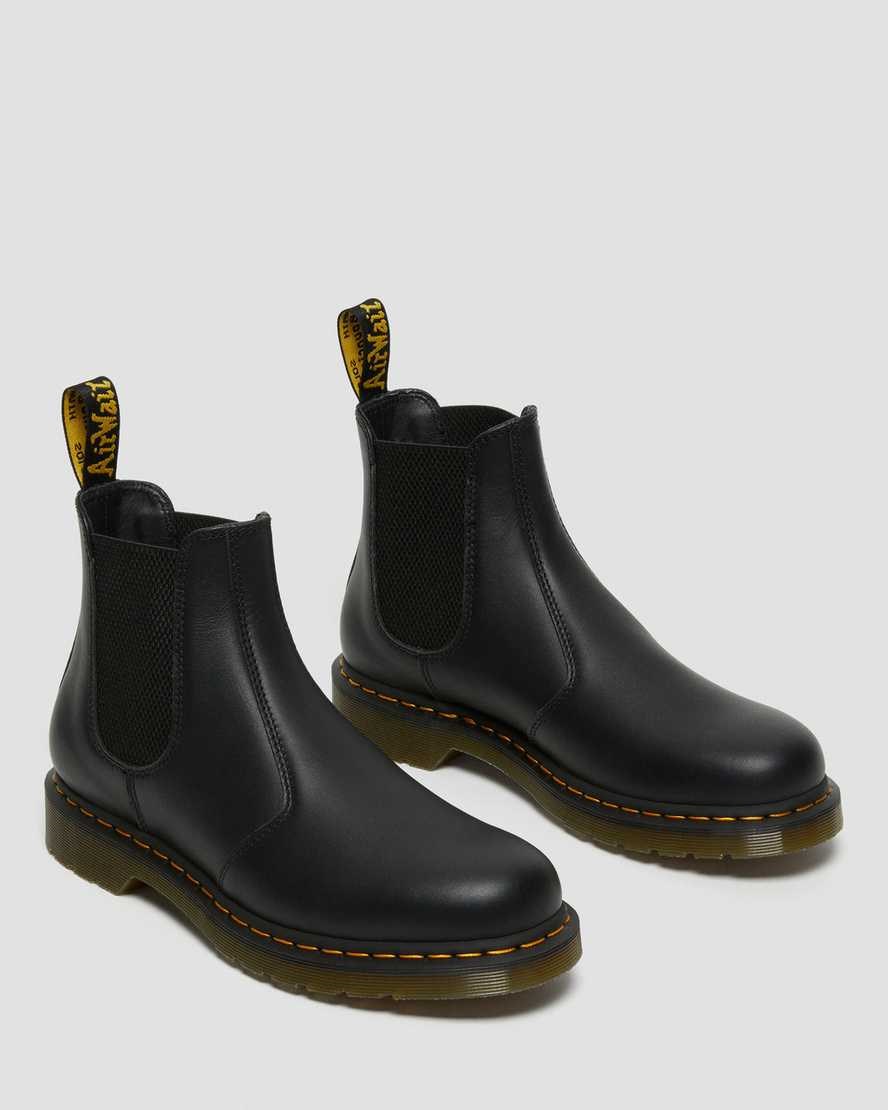 Men's Dr Martens 2976 Nappa Leather Ankle Boots Black Nappa | 945BWPKCV