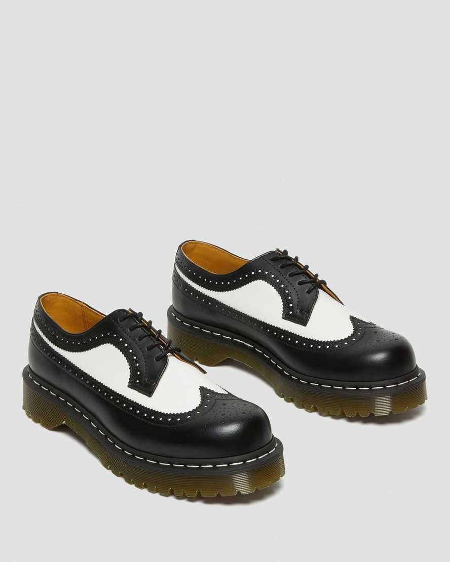 Men's Dr Martens 3989 Bex Smooth Leather Oxford Shoes Black Smooth Leather | 837WOEGPM