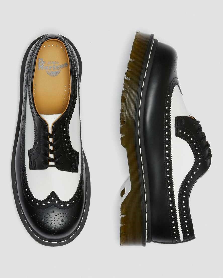 Men's Dr Martens 3989 Bex Smooth Leather Oxford Shoes Black Smooth Leather | 837WOEGPM