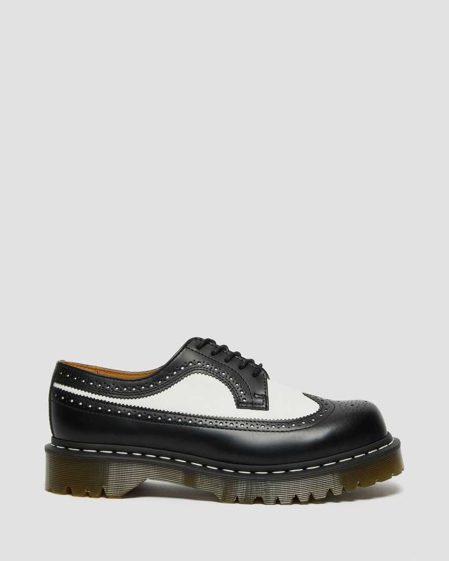 Men's Dr Martens 3989 Bex Smooth Leather Oxford Shoes Black Smooth Leather | 837WOEGPM