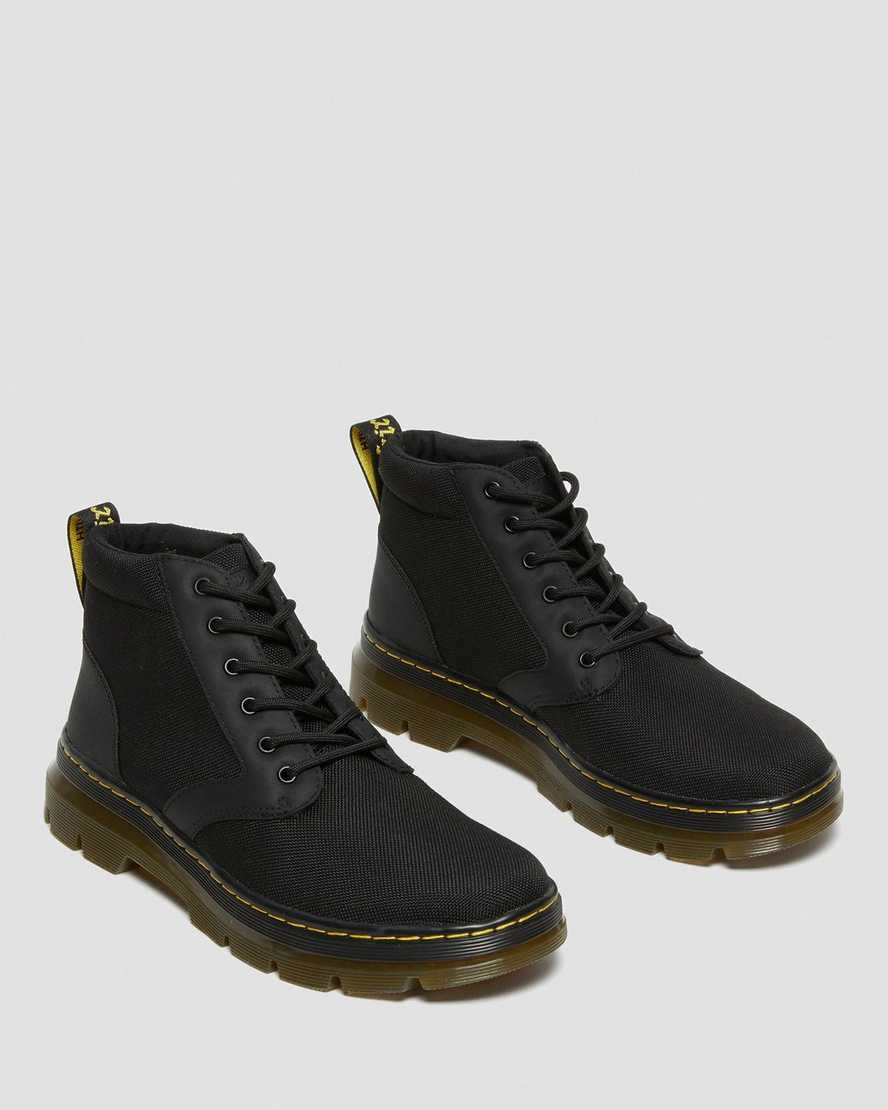 Men's Dr Martens Bonny Poly Ankle Boots Black Extra Tough Poly | 328FLBIMU