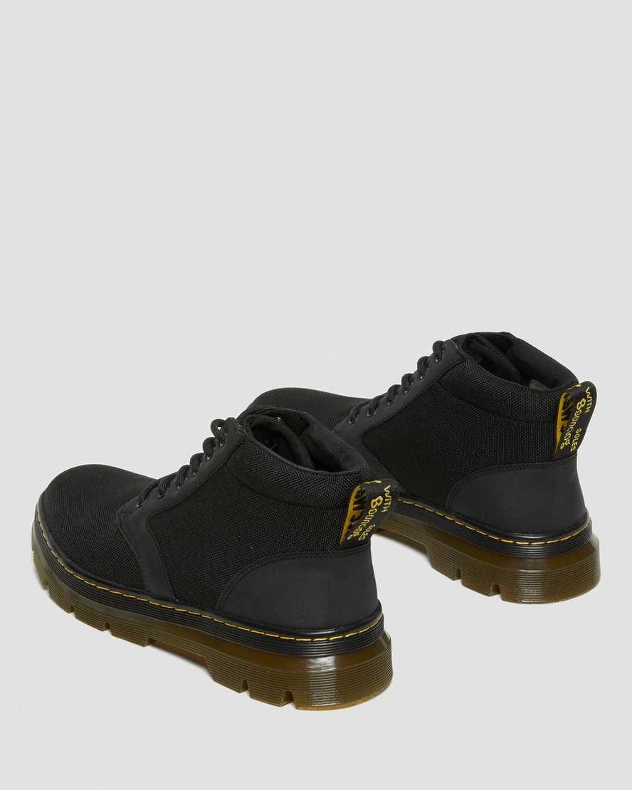 Men's Dr Martens Bonny Poly Utility Boots Black Extra Tough Poly | 081NOTZQX