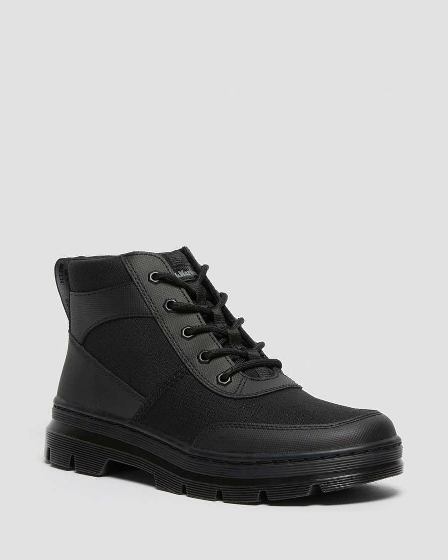 Men's Dr Martens Bonny Tech Poly Ankle Boots Black Element-poly Rip Stop | 239OIQJLF