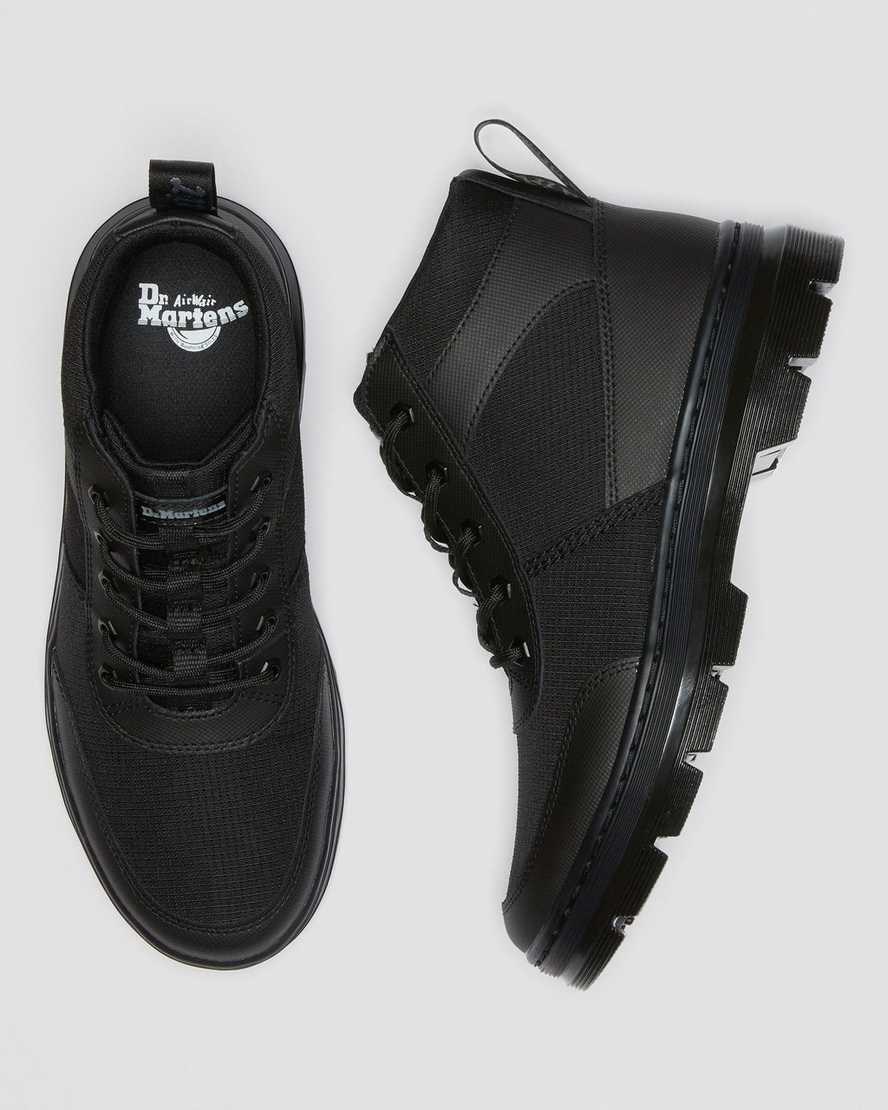 Men's Dr Martens Bonny Tech Poly Lace Up Boots Black Element-poly Rip Stop | 629KZFRWA