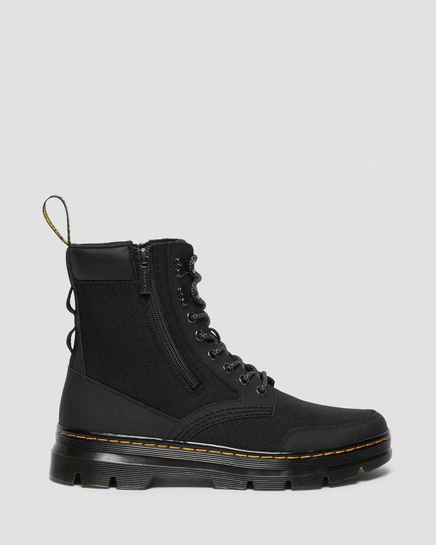 Men's Dr Martens Combs Zip Ankle Boots Black | 238KZNFOM