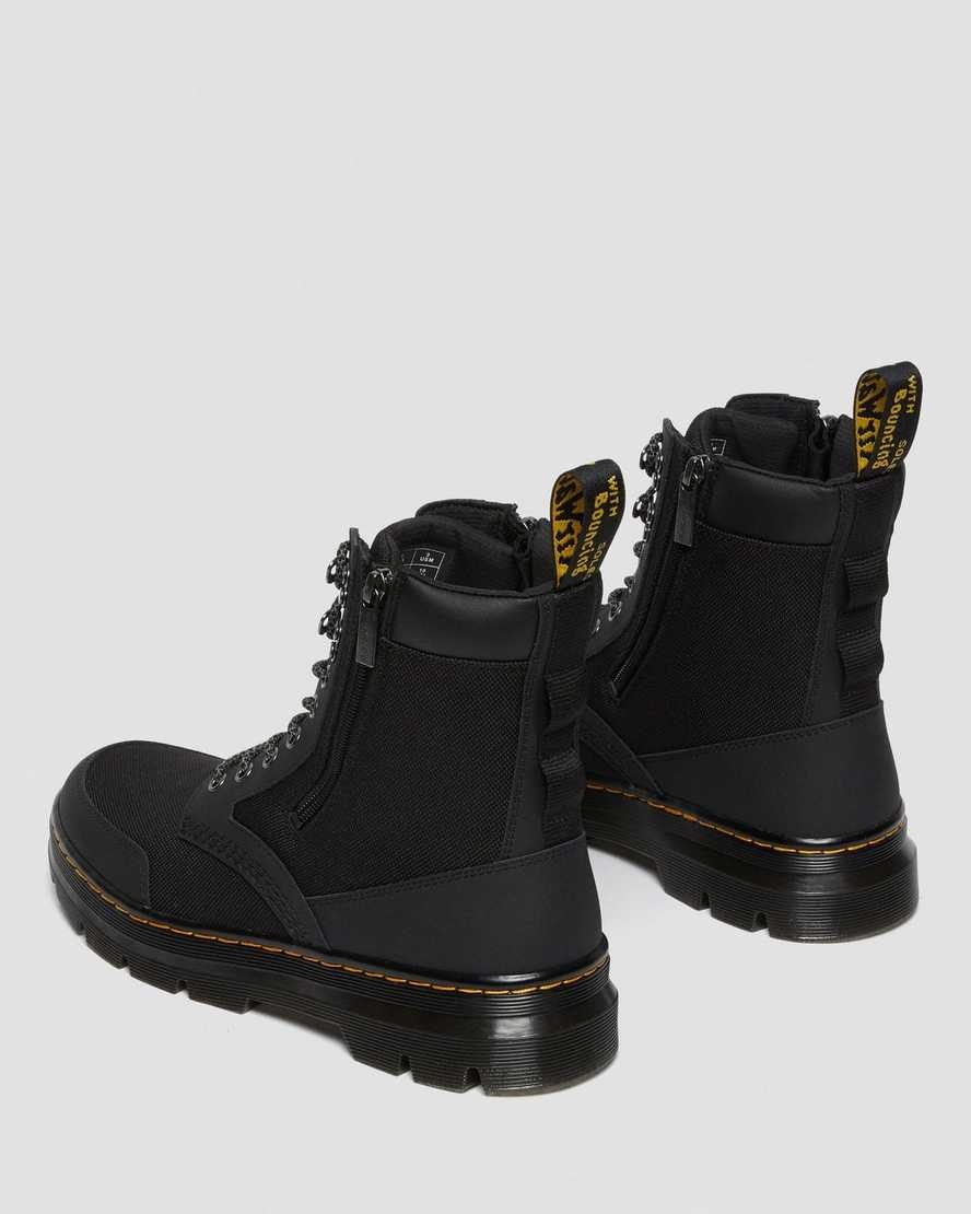 Men's Dr Martens Combs Zip Ankle Boots Black | 238KZNFOM