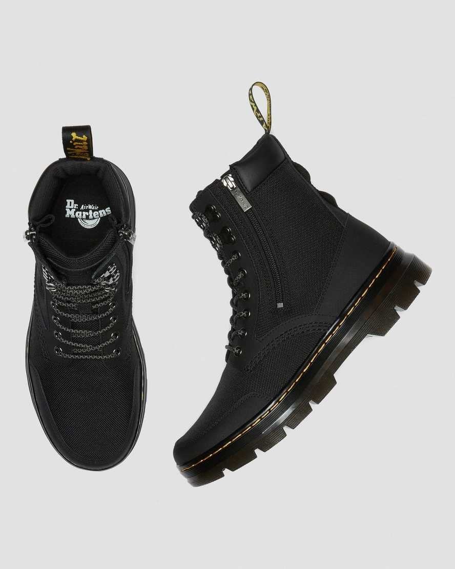 Men's Dr Martens Combs Zip Utility Boots Black | 216JMQTPN