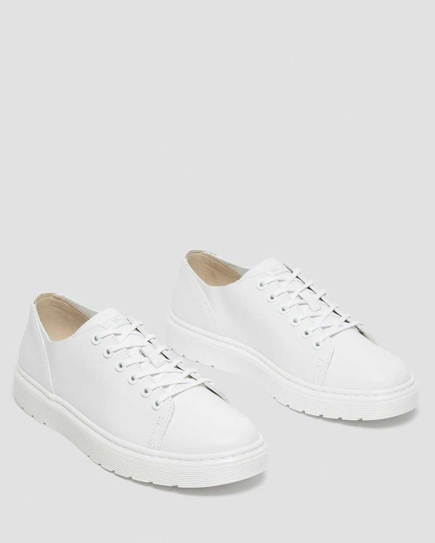 Men's Dr Martens Dante Leather Oxford Shoes White Venice | 950BGHKOY