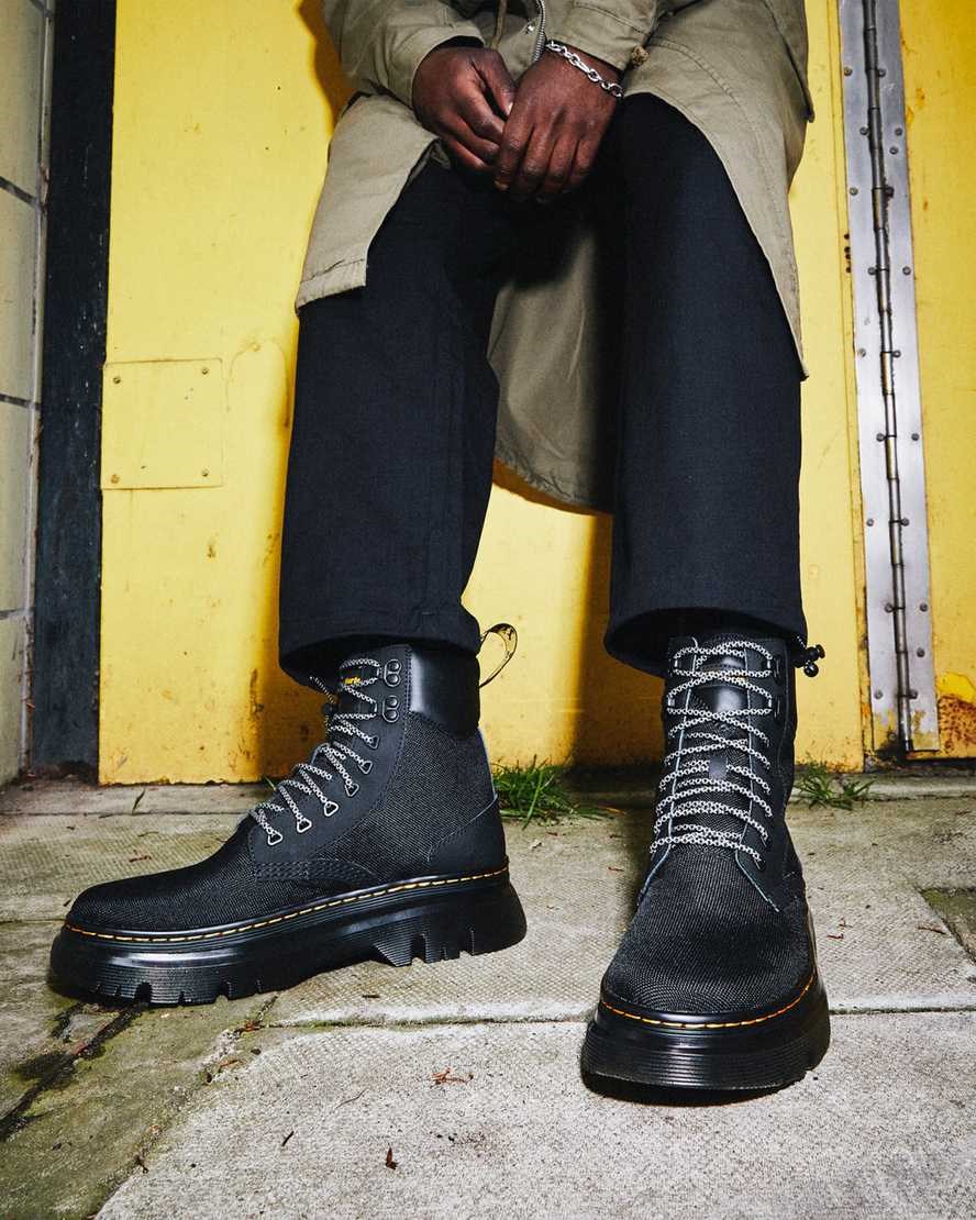 Men's Dr Martens Tarik Utility Boots Black | 931TJZWPN