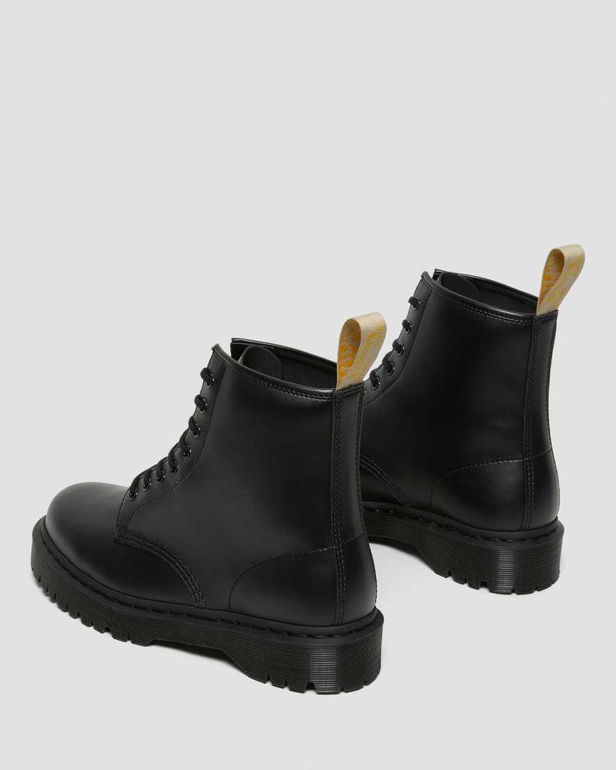 Men's Dr Martens Vegan 1460 Bex Mono Lace Up Boots Black Felix Rub Off | 054CUNQPI