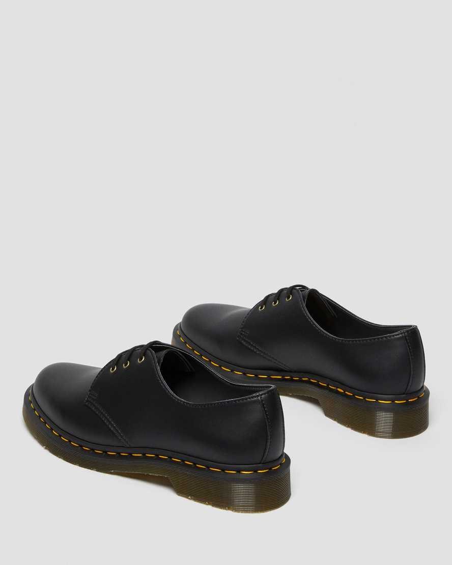 Men's Dr Martens Vegan 1461 Felix Oxford Shoes Black Felix Rub Off | 029DINHRJ