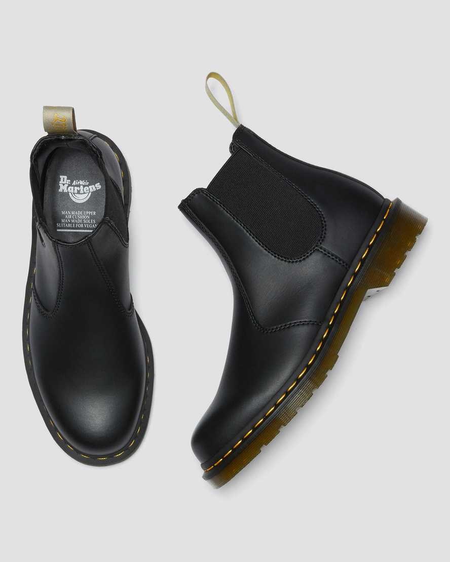 Men's Dr Martens Vegan 2976 Felix Ankle Boots Black Felix Rub Off | 958TKWCGB