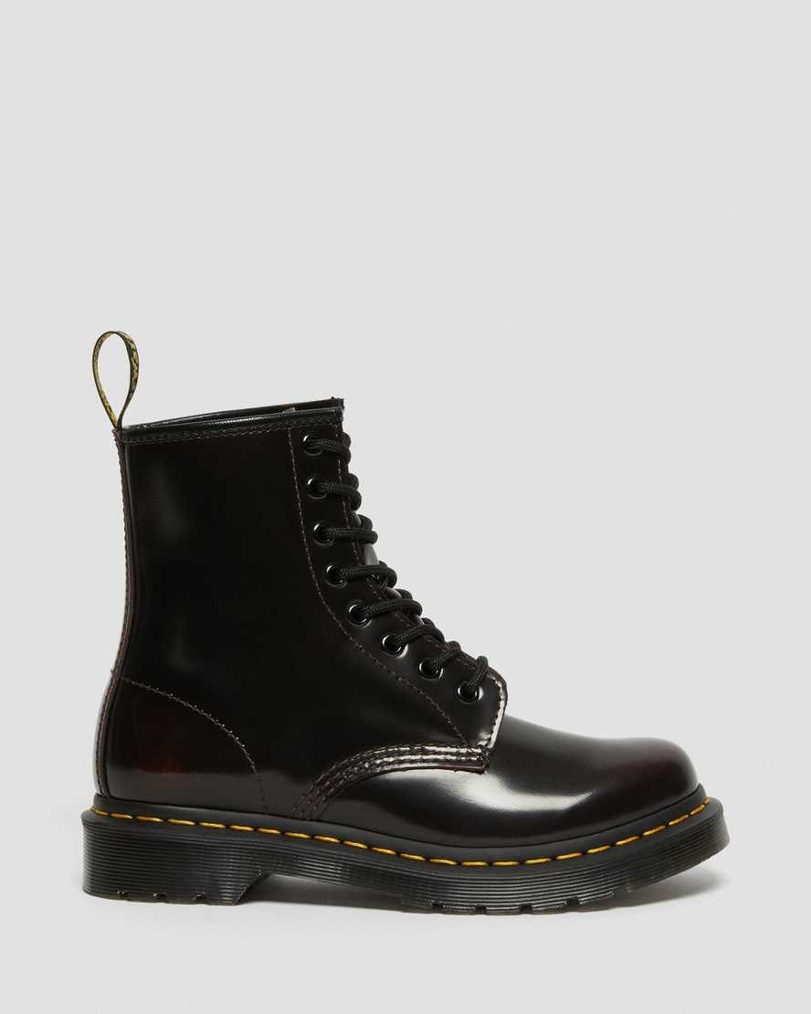 Women's Dr Martens 1460 Arcadia Leather Lace Up Boots Cherry Red Arcadia Leather | 172OSMAXW