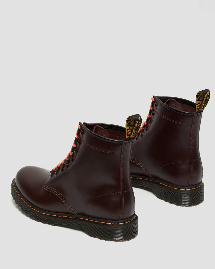 Women's Dr Martens 1460 Ben Smooth Leather Ankle Boots Red Smooth Leather | 953VZTRIY