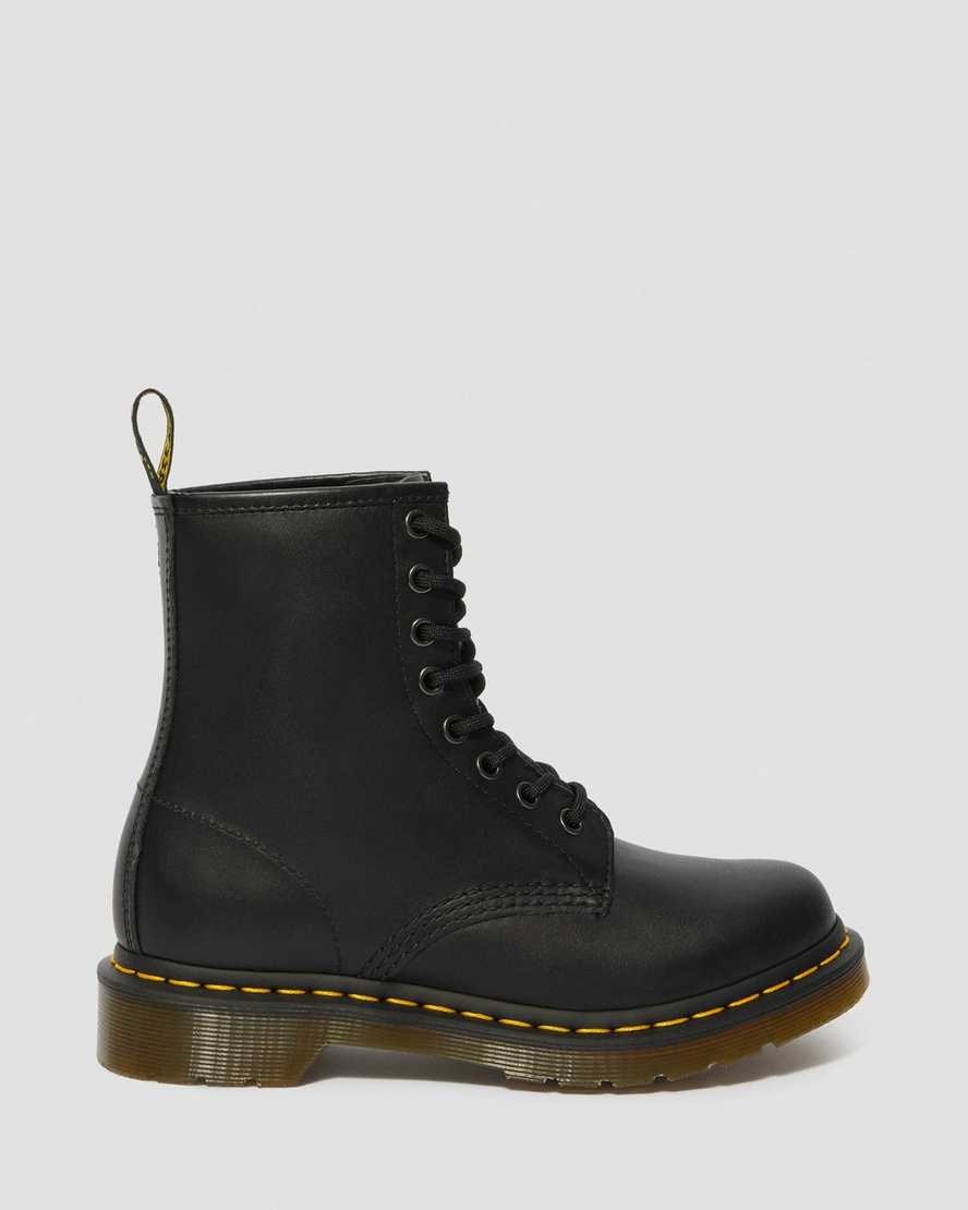 Women's Dr Martens 1460 Nappa Leather Lace Up Boots Black Nappa | 135LKTEMZ