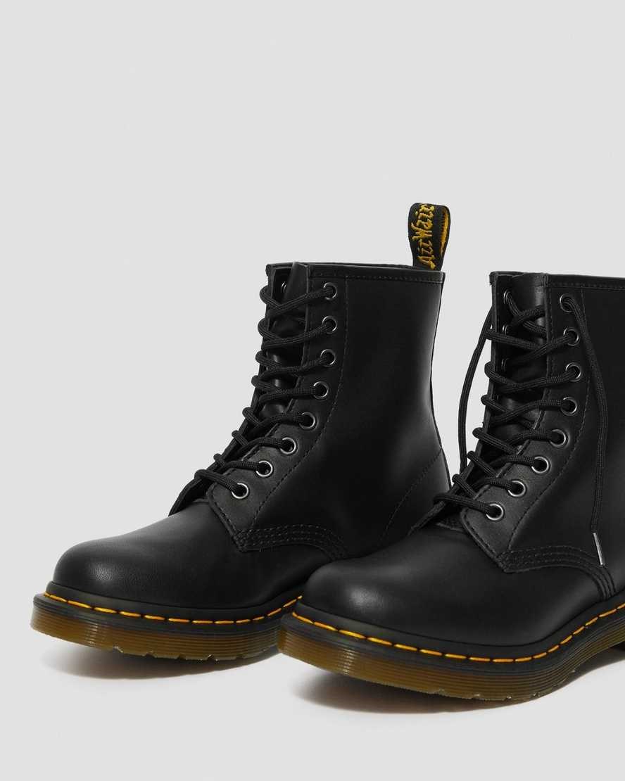 Women's Dr Martens 1460 Nappa Leather Lace Up Boots Black Nappa | 135LKTEMZ