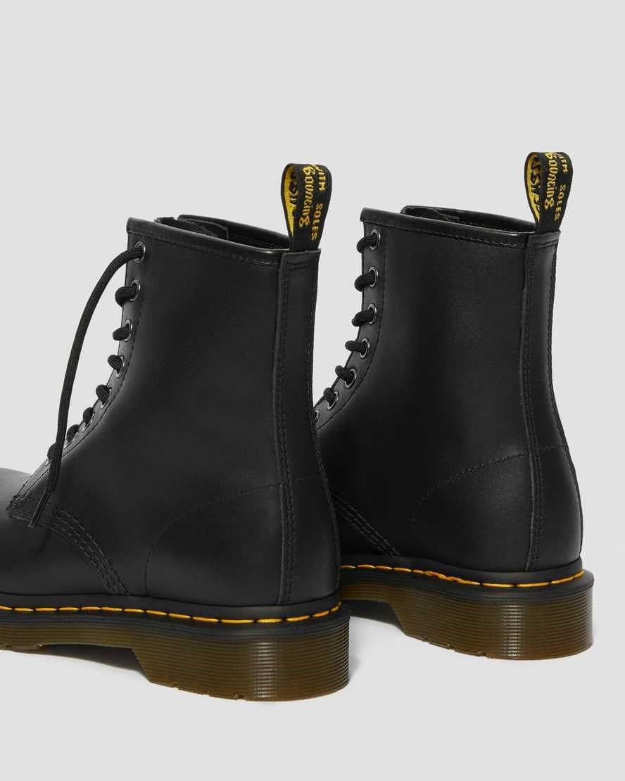 Women's Dr Martens 1460 Nappa Leather Lace Up Boots Black Nappa | 135LKTEMZ