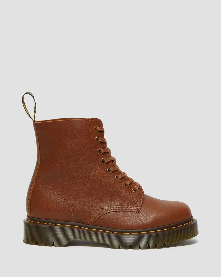 Women's Dr Martens 1460 Pascal Bex Leather Ankle Boots Brown Inuck | 745VQXSZB