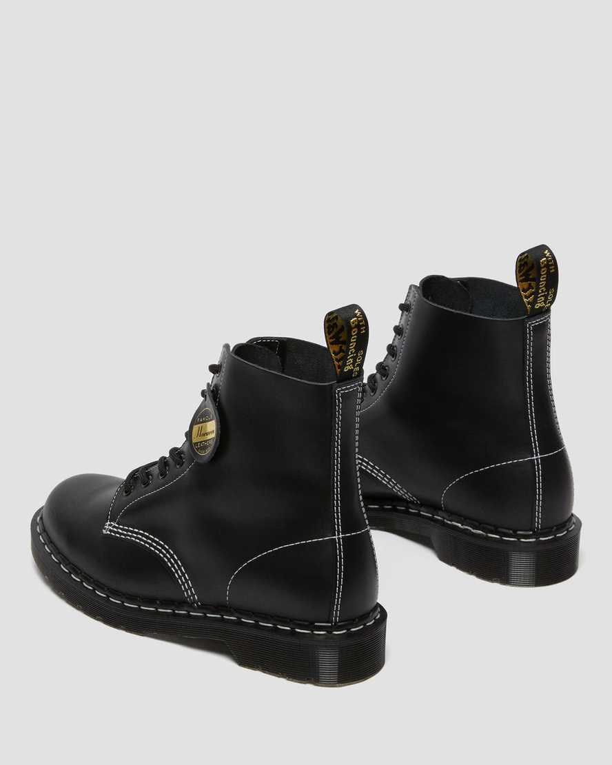 Women's Dr Martens 1460 Pascal Made in England Cavalier Leather Ankle Boots Black Cavalier | 867QHRFXB