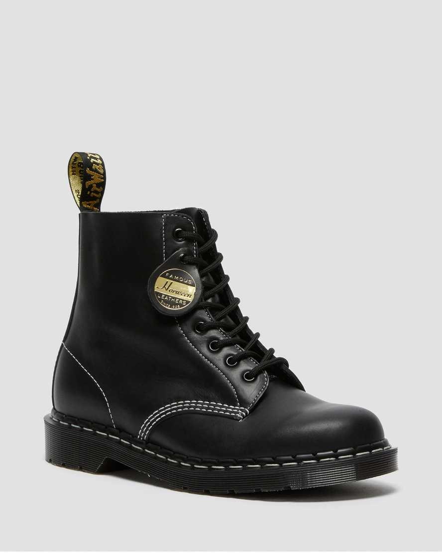 Women's Dr Martens 1460 Pascal Made in England Cavalier Leather Ankle Boots Black Cavalier | 867QHRFXB