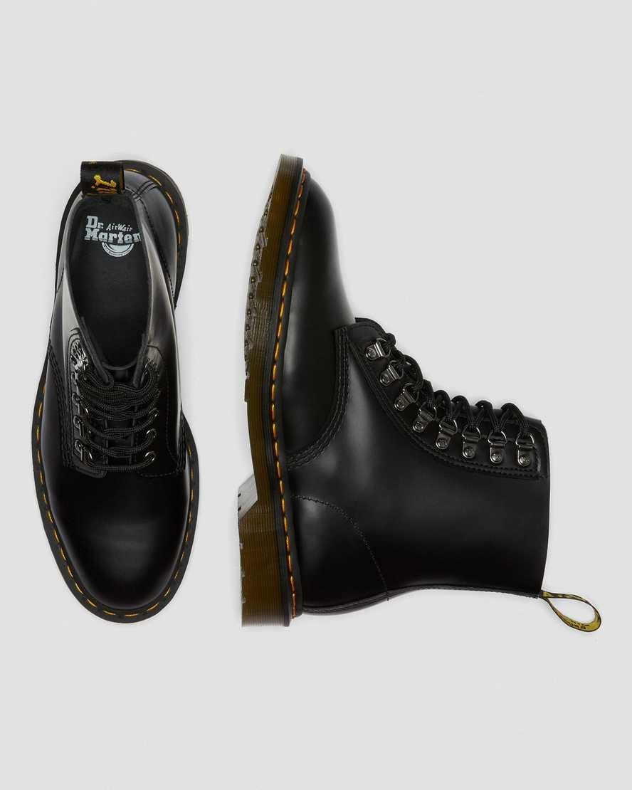 Women's Dr Martens 1460 Pascal Verso Smooth Leather Ankle Boots Black Smooth Leather | 241HTUOIN