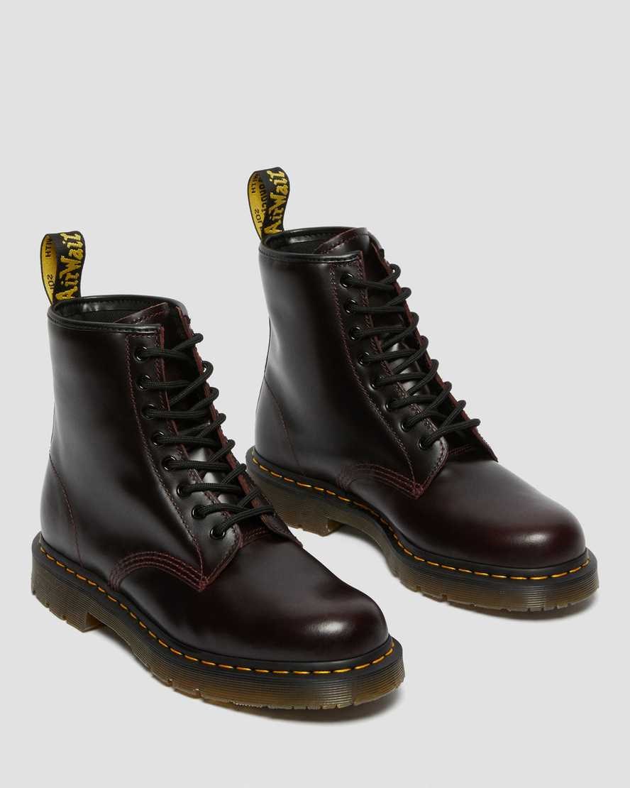 Women's Dr Martens 1460 Slip Resistant Atlas Leather Ankle Boots Oxblood Atlas | 902TDHAVG